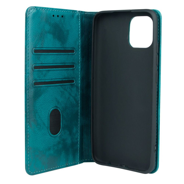 Чехол-книжка Business Leather для Samsung Galaxy A03 Цвет Черный