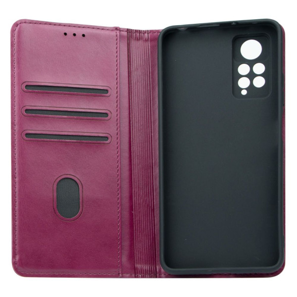 Чехол-книжка Business Leather для Xiaomi Poco X4 Pro/Redmi Note 11 Pro Цвет Синий