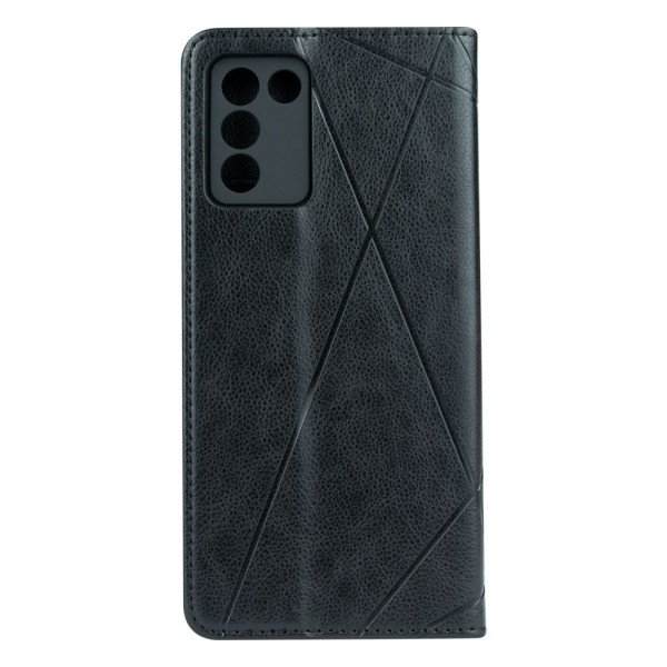 Чехол-книжка Business Leather для Realme Q3t Цвет Черный