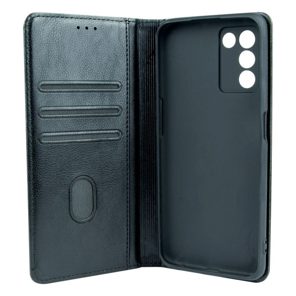 Чехол-книжка Business Leather для Realme Q3t Цвет Черный