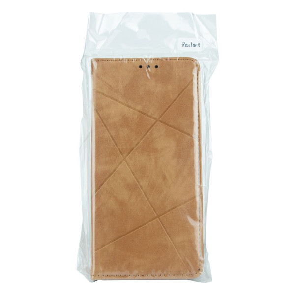 Чехол-книжка Business Leather для Realme 8 Цвет Черный
