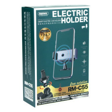 Автотримач Remax RM-C55 Electric Car Holder Сiрий