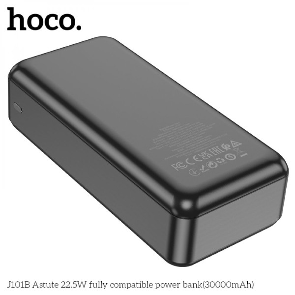 Power Bank Hoco J101B Astute 22.5W fully compatible 30000 mAh Черный