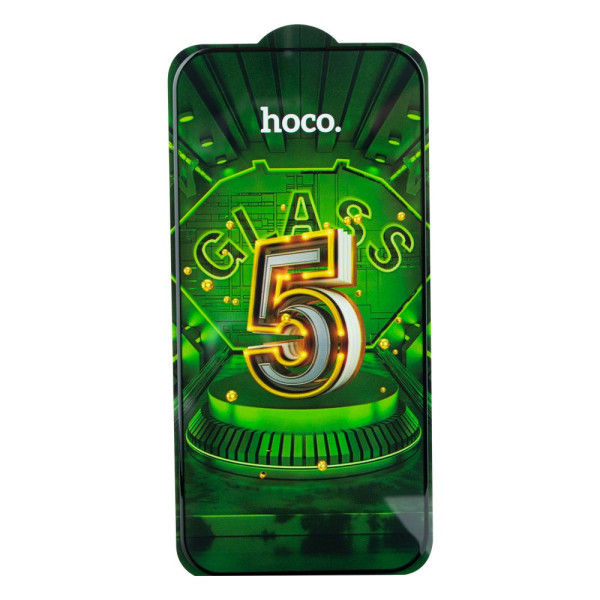 Захисне скло Hoco G12 5D for Apple iPhone 14 Pro 25 шт Чорний
