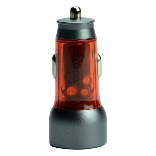 Автозарядное устройство для Hoco NZ8 Sprinter 43W PD25W+QC3.0 Type-C to Lightning Цвет Оранжевый