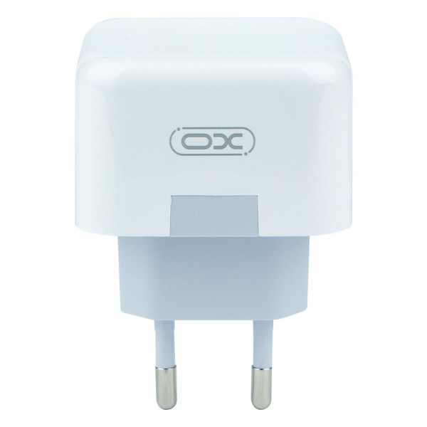 Мережевий Зарядний Пристрій XO L102 EU Dual type-C port 35W Бiлий