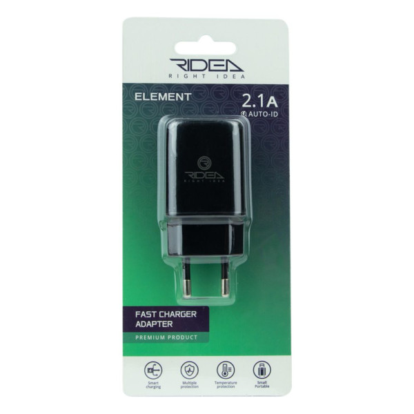 Сетевое Зарядное Устройство Ridea RW-11011 Element 2.1 A Цвет Белый