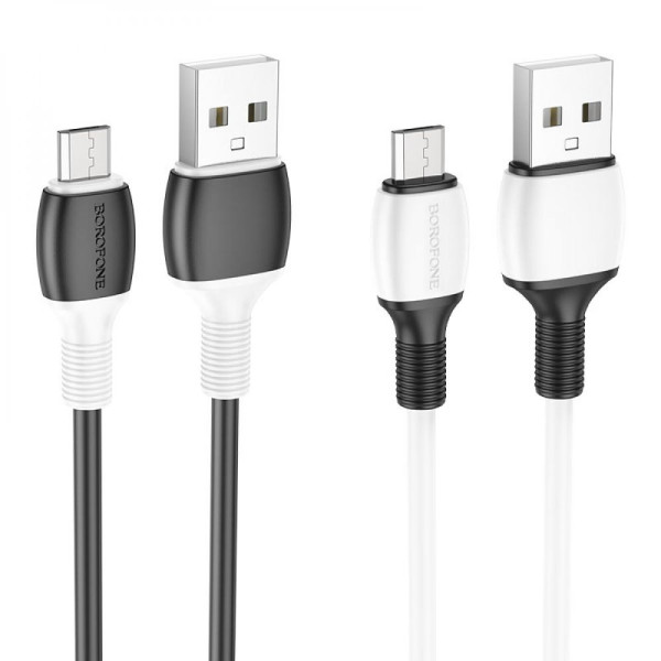 USB Borofone BX84 Micro 2.4A Цвет Белый