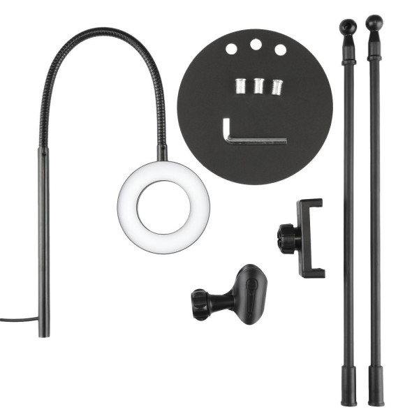 Лампа Fill Light 3 in 1 9cm Настільна Чорний