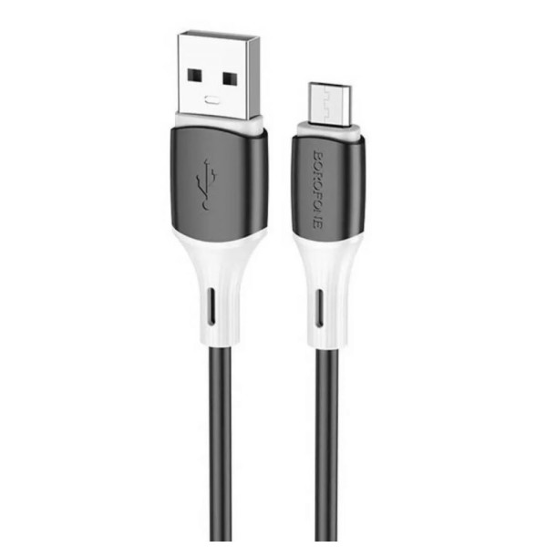 USB Borofone BX79 Silicone Micro 2.4A Белый