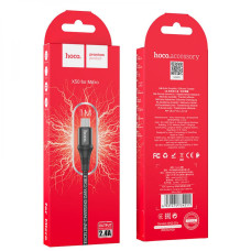 Кабель USB Hoco X50 Excellent Micro Сiрий