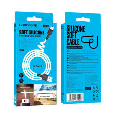Кабель USB Borofone BX31 Silicone Type-C Білий