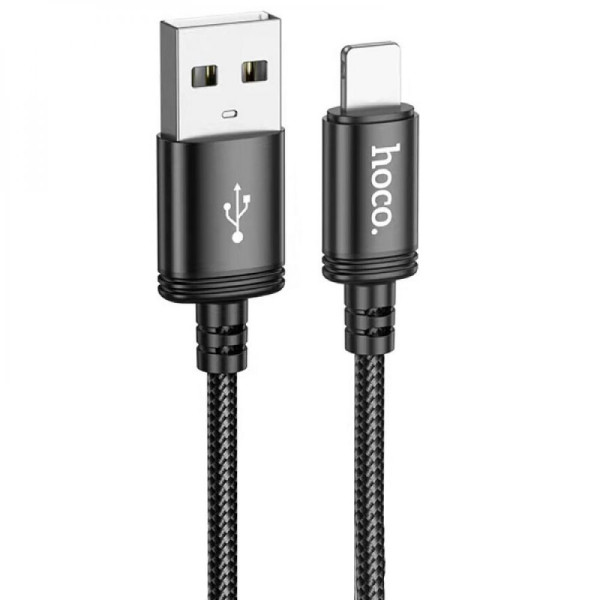 USB Hoco X89 Wind Lightning 2.4A Черный