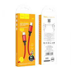 USB Hoco X89 Wind 60W Type-C to Type-C Красный