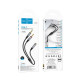Audio Splitter  Hoco UPA21 2-in-1 3.5 female to 2 male Серый