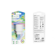 Сетевое Зарядное Устройство Hoco C109A 1USB QC 18W Белый