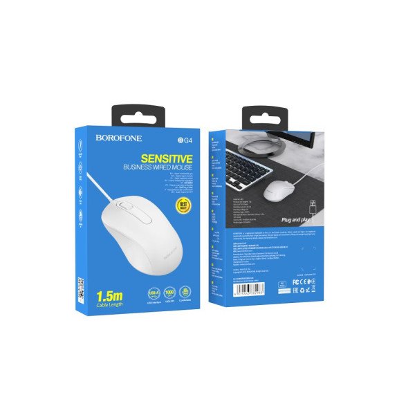 USB Мышь Borofone BG4 Черный