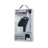 Автомобільний Зарядний Пристрій Remax RCC339 88.5W PD+QC 2C+1A Чорний