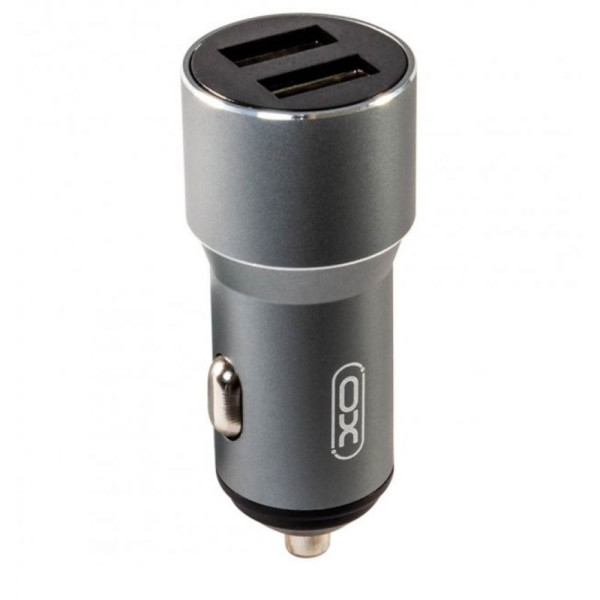 Авто Зарядное Устройство XO-CC30 Dual USB Серый