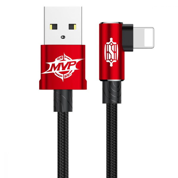 USB Baseus MVP Elbow CALMVP Lightning 1.5A 2m Синий, A03