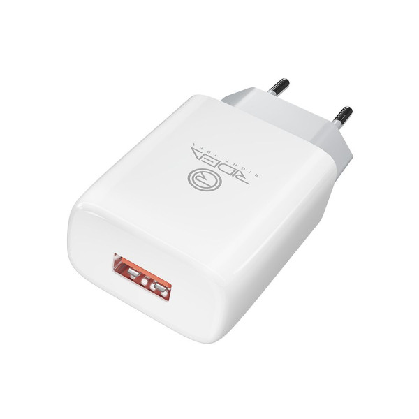 Сетевое Зарядное Устройство Ridea RW-11011 Element 2.1 A Цвет Белый