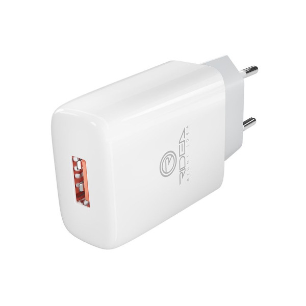Сетевое Зарядное Устройство Ridea RW-11011 Element 2.1 A Цвет Белый