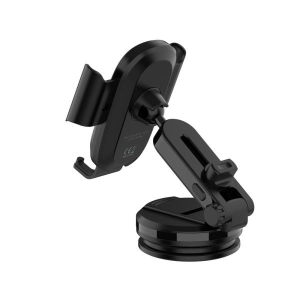 Автодержатель LDNIO MW21-1 Wireless 15W Черный