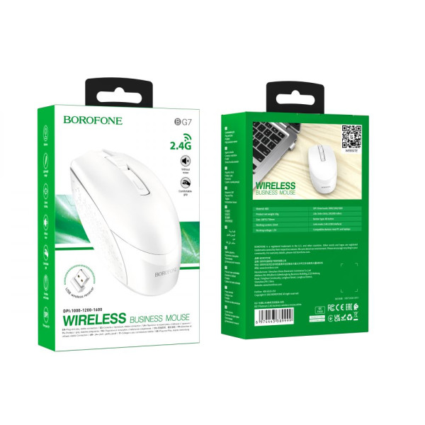 Wireless Мышь Borofone BG7 Черный