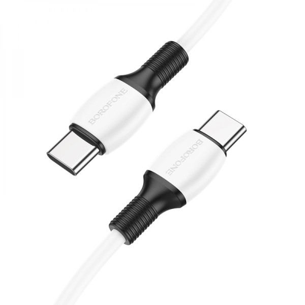 USB Borofone BX84 60W (20V/3A) Type-C to Type-C Белый