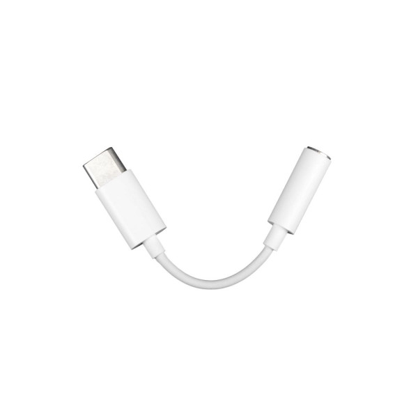Перехідник Hoco LS35 Type-C to AUX 3.5mm (female) 8cm Бiлий