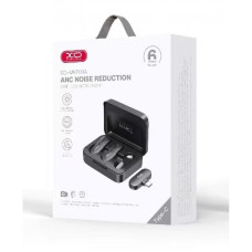 Микрофон Петличный Беспроводной XO MKF09A Twin Type-C Черный