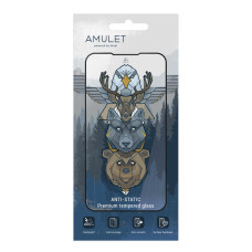 Защитное стекло AMULET 2.5D HD Antistatic for iPhone 13 Pro Max/14 Plus Черный