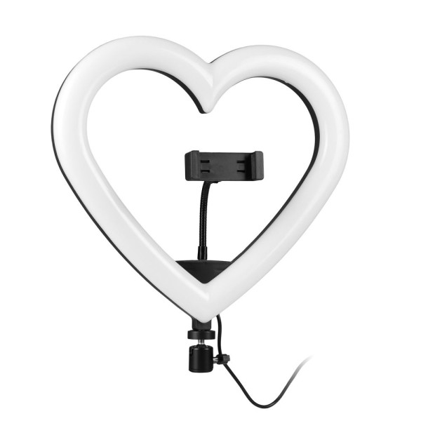 Лампа RGB JM33-13 33cm (Heart Style) Черный