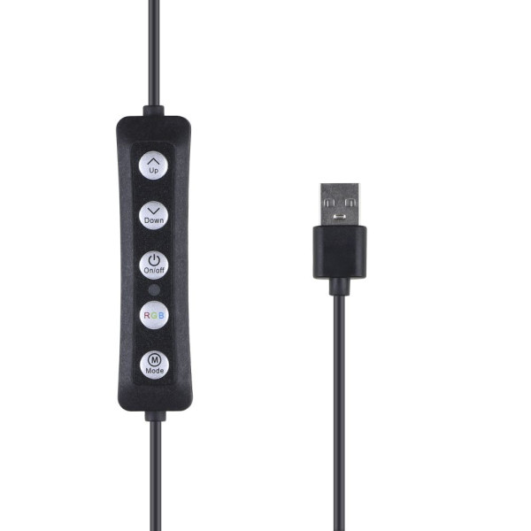 Лампа RGB JM33-13 33cm (Heart Style) Черный