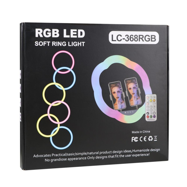 Лампа RGB LC-368(Flower Type) 36 cm Чорний