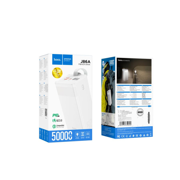 Power Bank Hoco J86A Powermaster 22.5W fully compatible 50000 mAh Черный