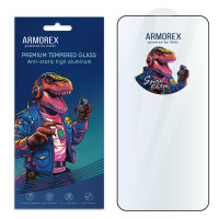 Захисне скло ARMOREX SE 5D Hi-Alumin Antistatic для iPhone 15 Plus/16 Plus Чорний