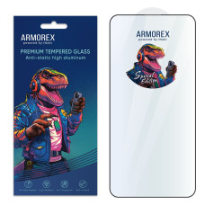 Защитное стекло ARMOREX SE 5D Hi-Alumin Antistatic для iPhone 14 Pro Черный