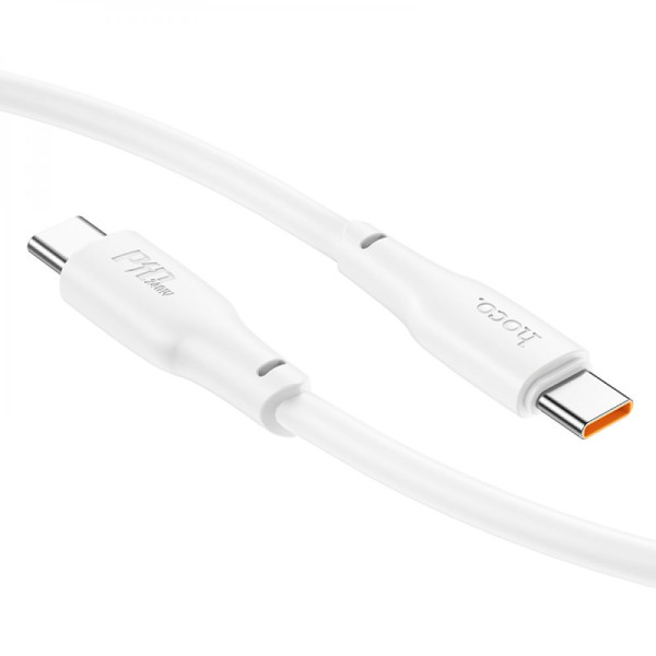 Кабель USB Hoco X93 Force 240W Type-C to Type-C 2M Бiлий