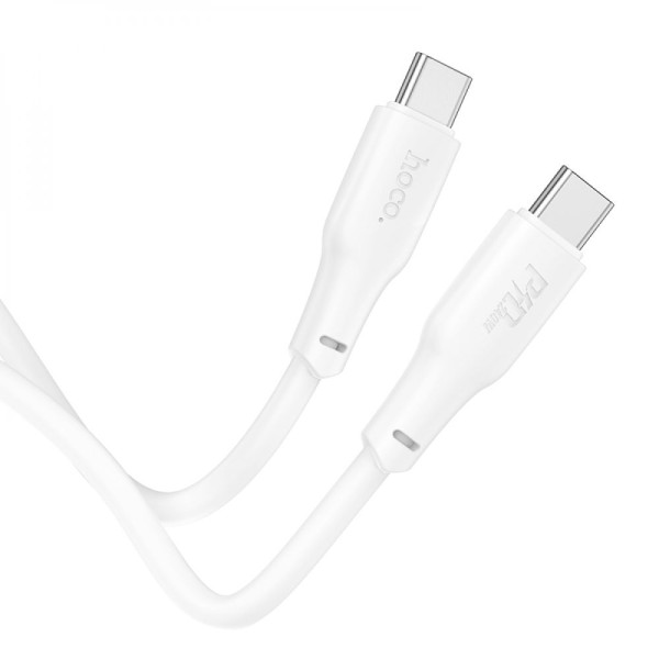 Кабель USB Hoco X93 Force 240W Type-C to Type-C 2M Бiлий