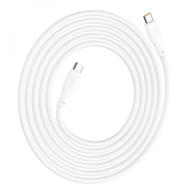 Кабель USB Hoco X93 Force 240W Type-C to Type-C 2M Бiлий