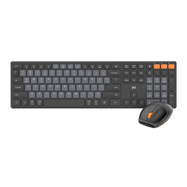Бездротова Клавіатура і Миша FANTECH Go WK895 Silent Click Чорний