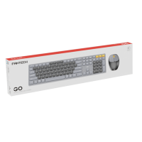 Бездротова Клавіатура і Миша FANTECH Go WK895 Silent Click Сірий