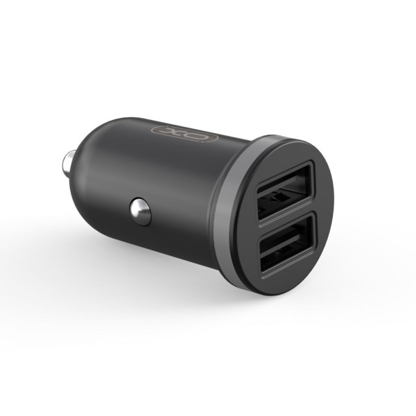 Авто Зарядное Устройство XO-CC18 Dual USB Черный