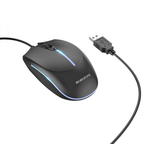 USB Мышь Borofone BG10 Черный