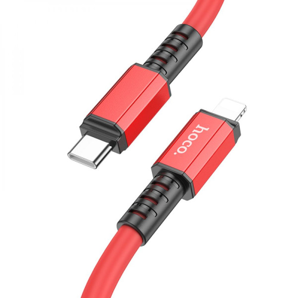 Кабель USB Hoco X85 PD Type-C to Lightning Червоний
