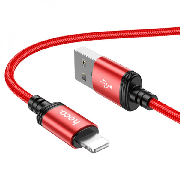 USB Hoco X89 Wind Lightning 2.4A Черный