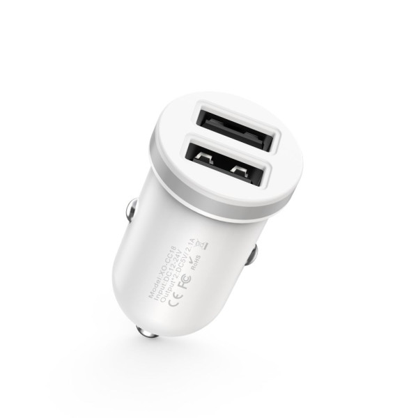 Авто Зарядное Устройство XO-CC18 Dual USB Черный