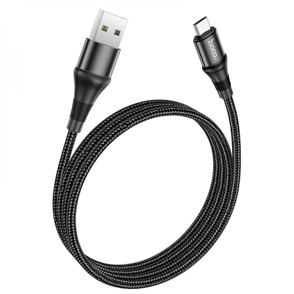 USB Hoco X50 Excellent Micro Серый