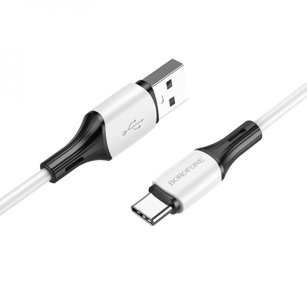 USB Borofone BX79 Silicone Type-C 3A Белый